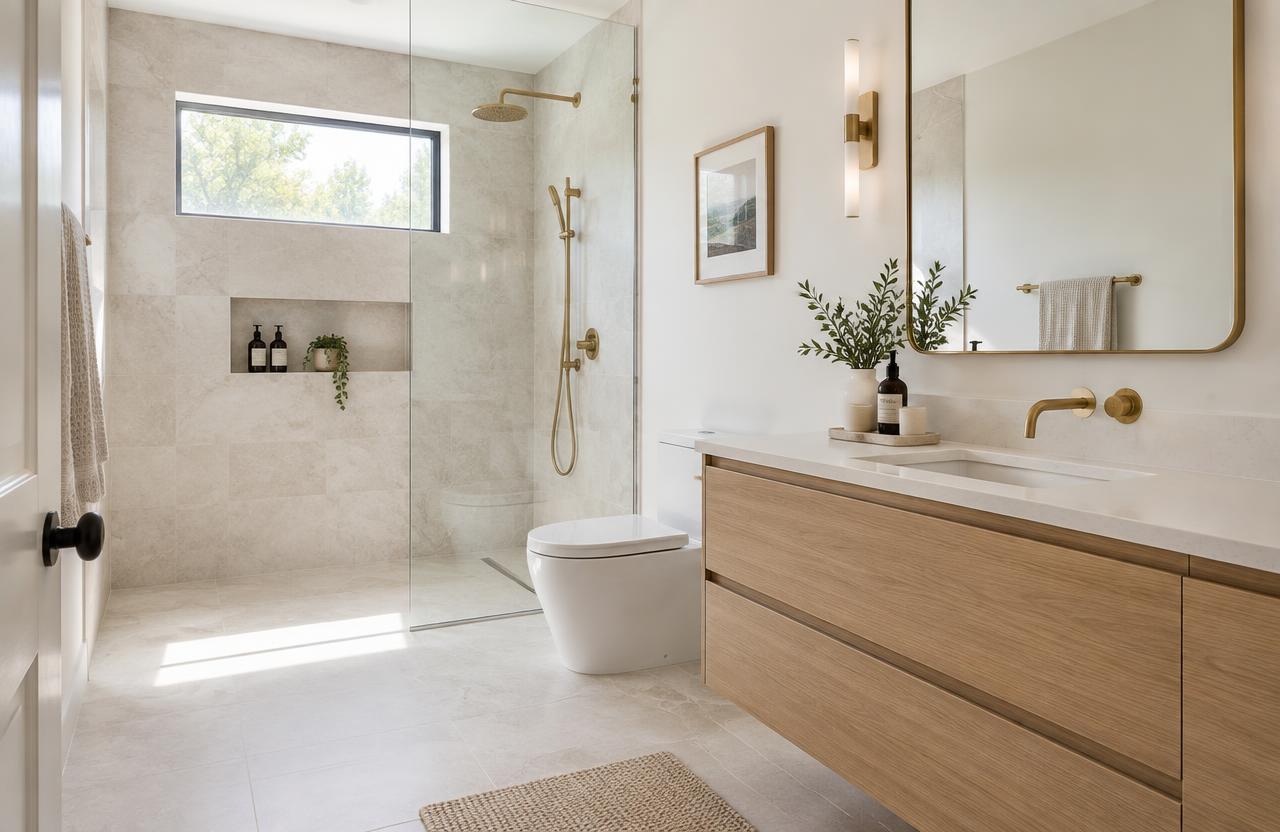 Salle de bain après rénovation