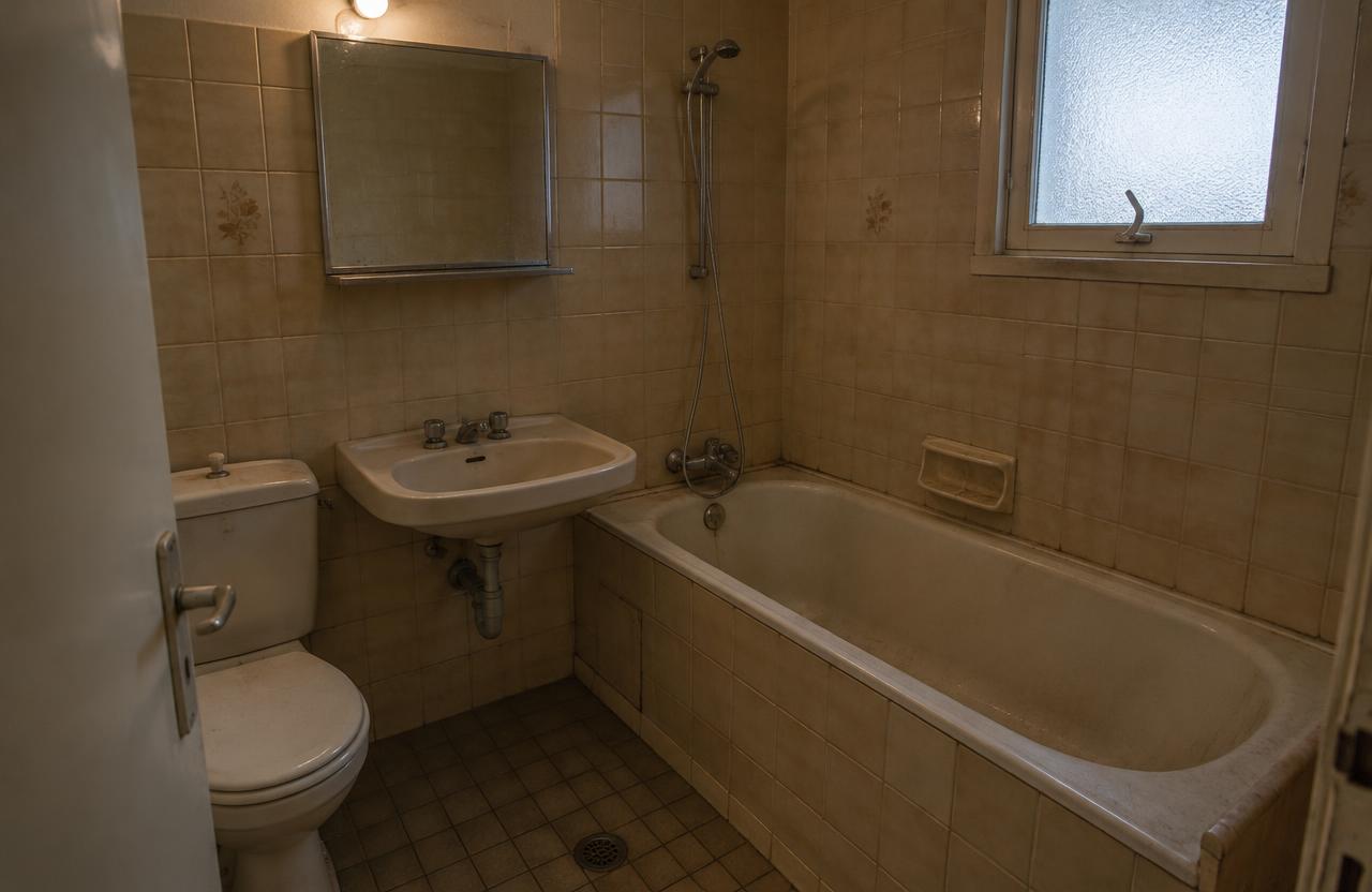 Salle de bain avant rénovation